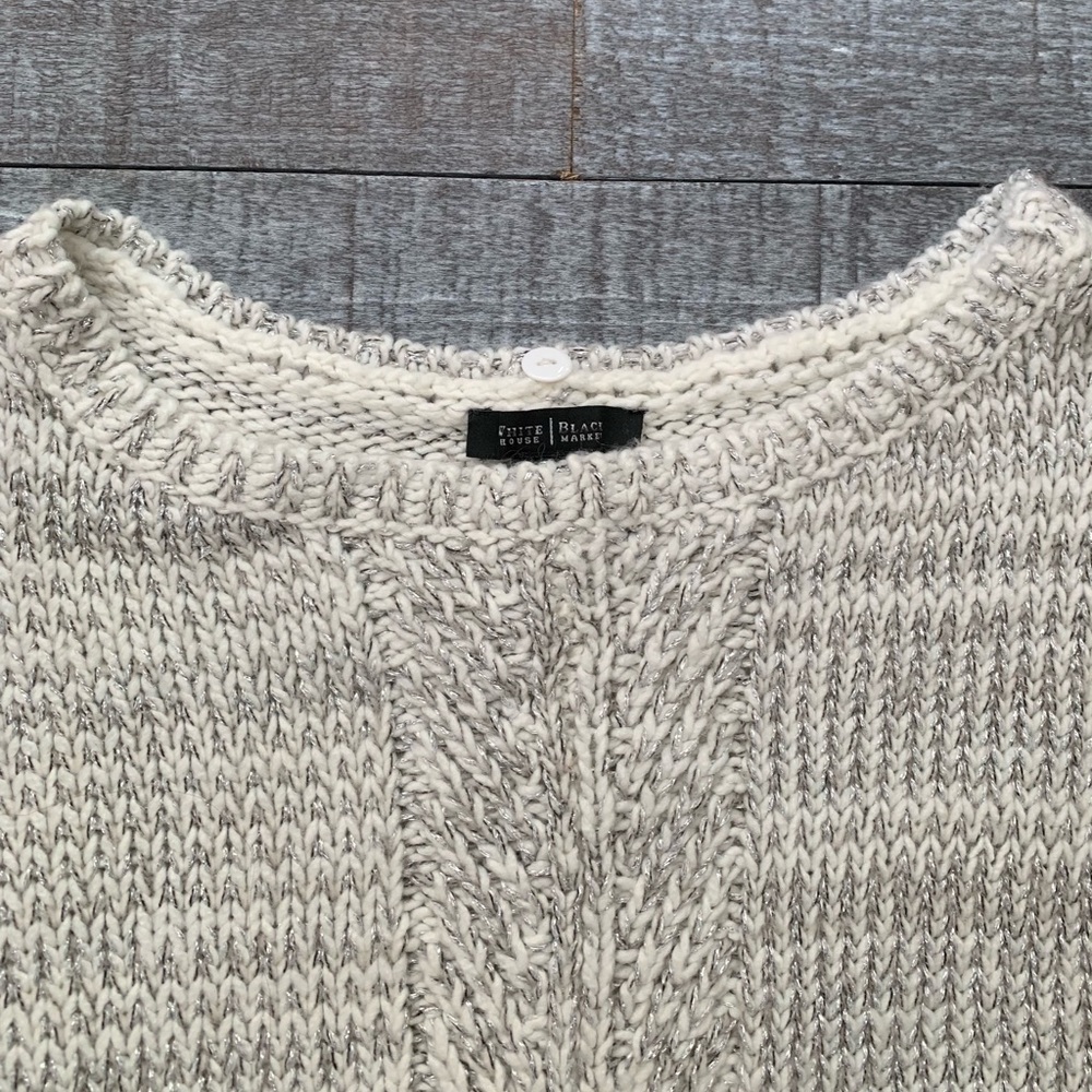 White House Black Market Knitted Poncho - Picture 12 of 15